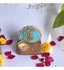Turquoise Stone Figurine Tea light Holder