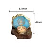 Turquoise Stone Figurine Tea light Holder