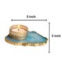 Turquoise Stone Tealight Holder