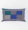 Turquoise Traditional 120 TC 100% Cotton Queen Bedsheet With 2 Pillow Covers