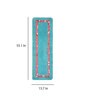 Blue Abstract Microfibre 1 ft x 5 ft Kids Floor Runner