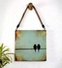 Turquoiseturquoise Wood Love Birds Wall Art