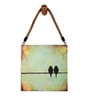 Turquoiseturquoise Wood Love Birds Wall Art