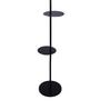 Gerard Turqouise Cotton Shade Shelf Floor Lamp With Metal Base