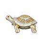Turtle Animal Figurine Gold Plastic SHOWPIECE
