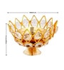 (Set of 4) Brass Akhand Diya (Gold)