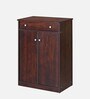 Tuskar Shoe Cabinet in Walnut Finish