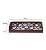 Tutsi Bird Brown Teak Wood & MDF Serving Tray (Set of 3) Reinvention factory