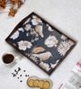 Tutsi Bird Brown Teak Wood & MDF Serving Tray Reinvention factory
