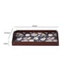 Tutsi Bird Brown Teak Wood & MDF Serving Tray Reinvention factory