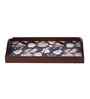 Tutsi Bird Brown Teak Wood & MDF Serving Tray Reinvention factory