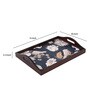 Tutsi Bird Brown Teak Wood & MDF Serving Tray Reinvention factory