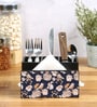 Tutsi Bird Multicolor MDF Cutlery and Tissue Holder
