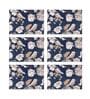 Tutsi Bird Navy Blue ( 16 X 12) MDF Placemat (Set of 6)