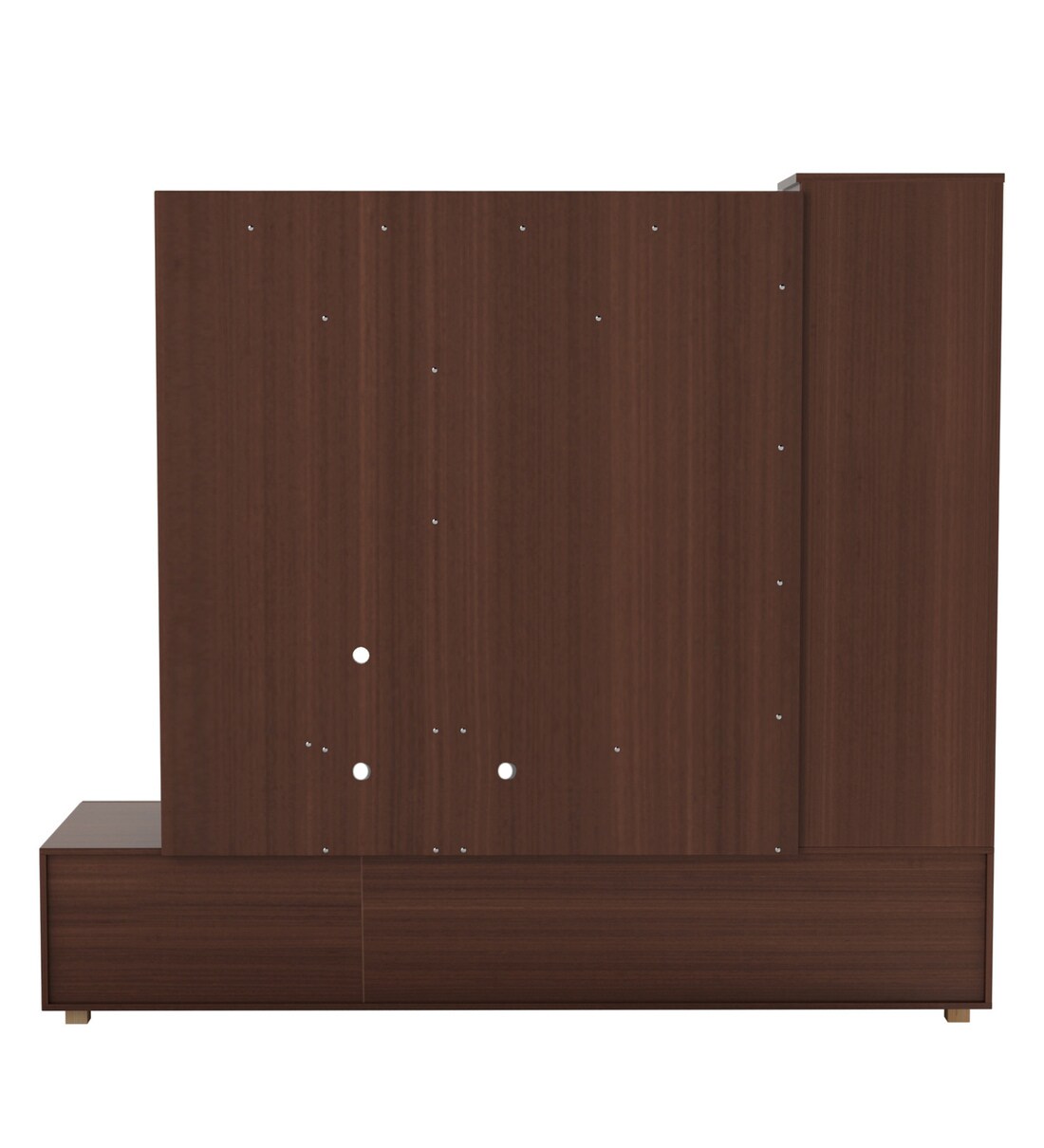 Buy Hugo TV Unit for TVs upto 43 Inches in Walnut & Teak Finish by