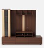Hugo TV Unit in Walnut & Teak Finish for TVs up to 43"