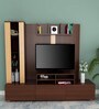 Hugo TV Unit in Walnut & Teak Finish for TVs up to 43"