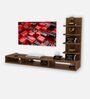 TV Unit in Natural Wood Finish