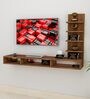 TV Unit in Natural Wood Finish