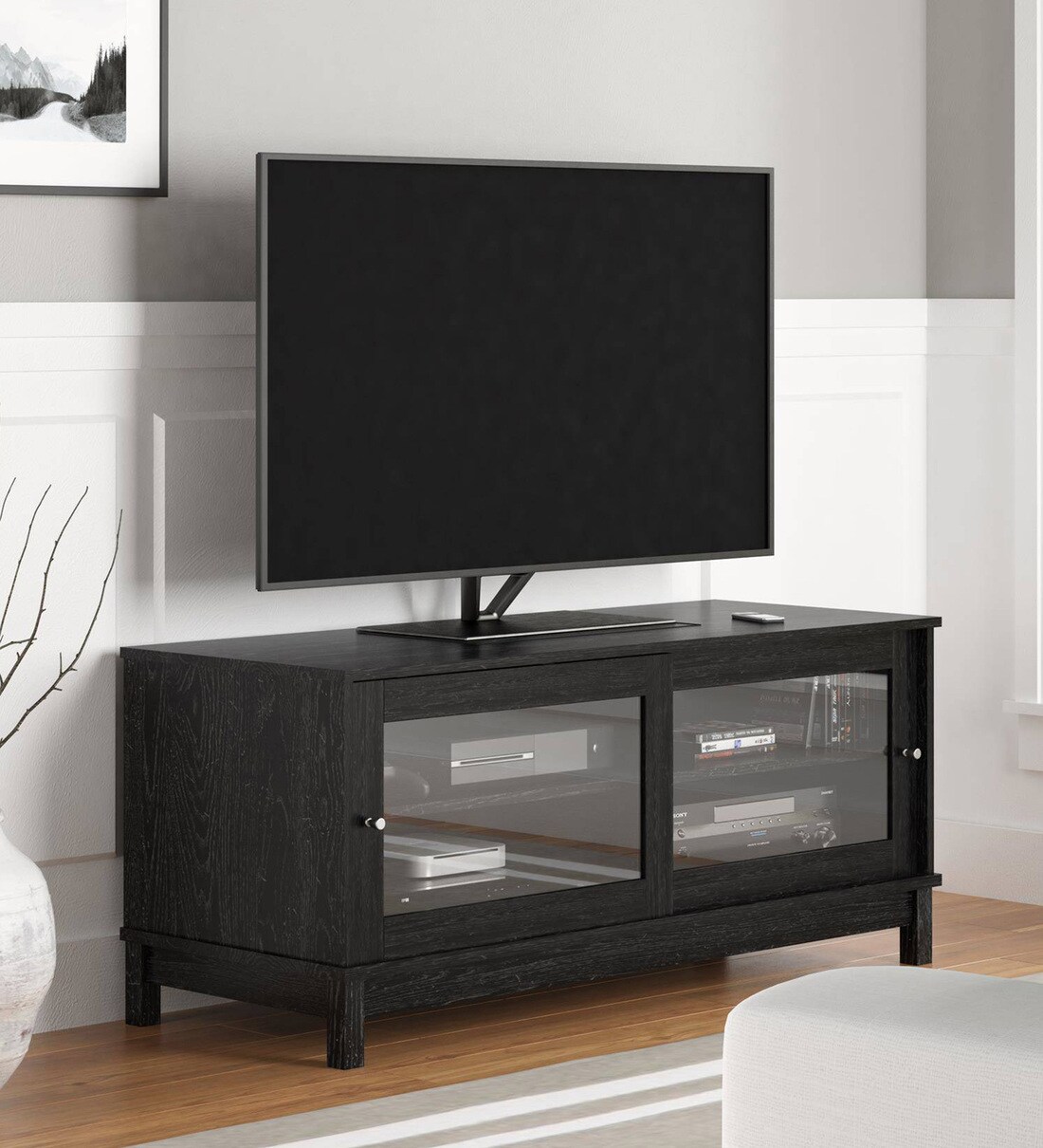 Buy Mainstays Tv Stand With Sliding Glass Doors In Dark Brown Finish By Twigs Direct Online Modern Tv Consoles Modern Tv Consoles Furniture Pepperfry Product Buy Mainstays Tv Stand With Sliding Glass Doors In Dark Brown Finish By Twigs Direct Online Modern Tv Consoles Modern Tv Consoles Furniture Pepperfry Product