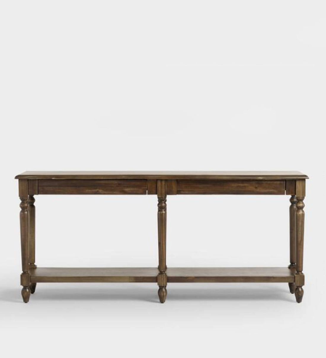 Buy Everett Foyer Console Table in Burnt Alder Wood by Twigs Direct