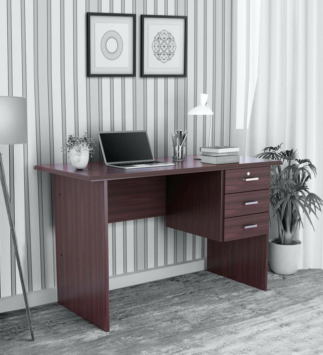 royal oak chocolate study desk