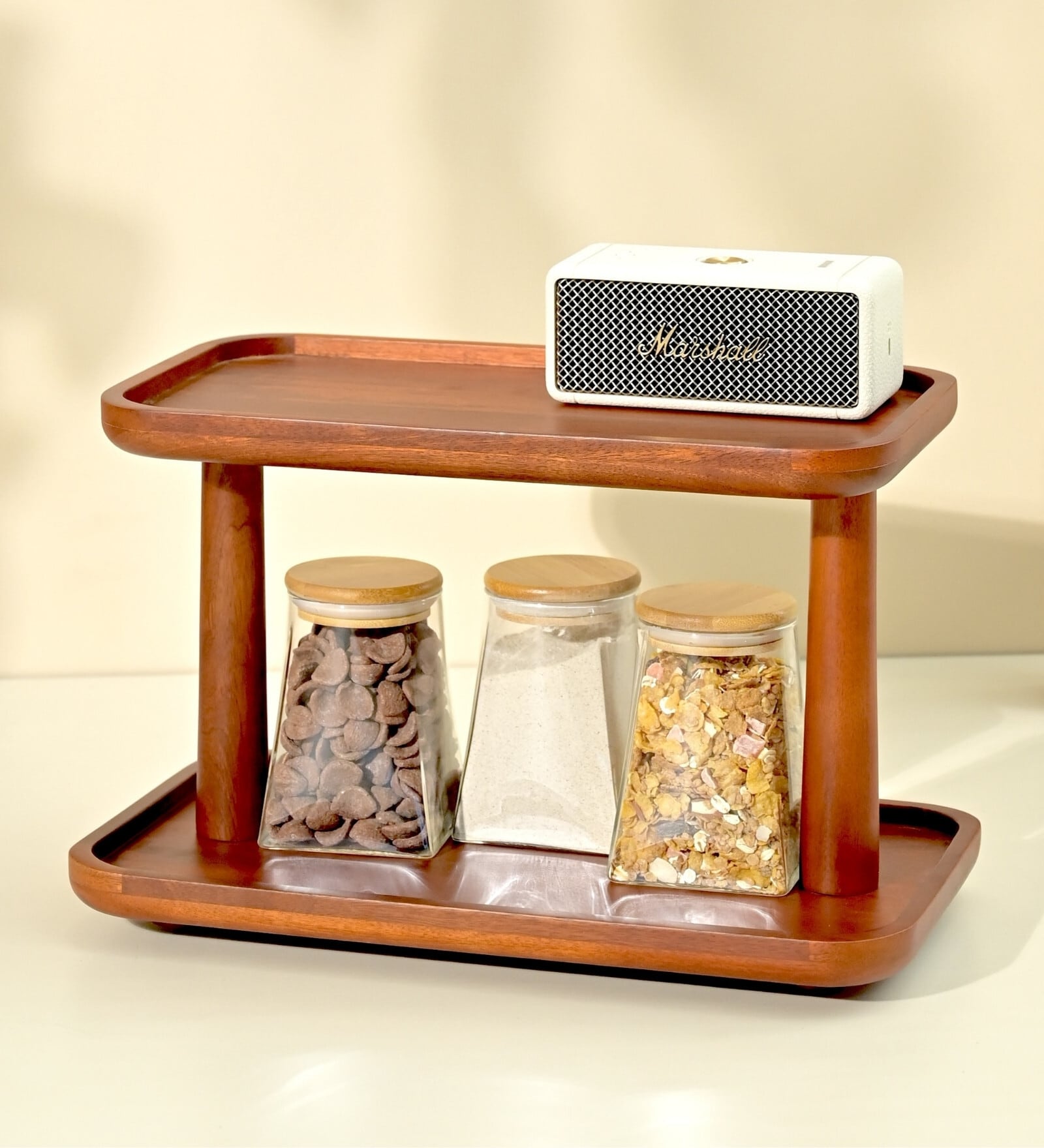 Twin-Tier Organizer from Mahogany Collection