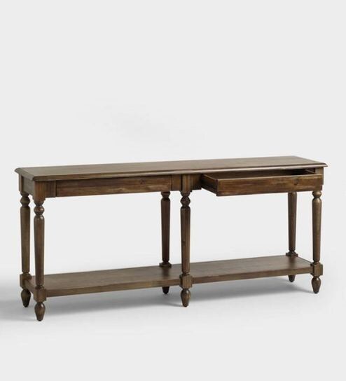 Buy Everett Foyer Console Table In Burnt Alder Wood By Twigs