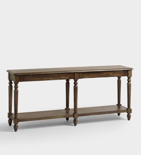 Buy Everett Foyer Console Table In Burnt Alder Wood By Twigs