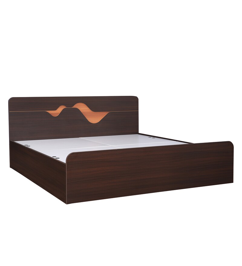 Buy Tweady King Size Bed with Storage in Denever Oak Finish by HomeTown