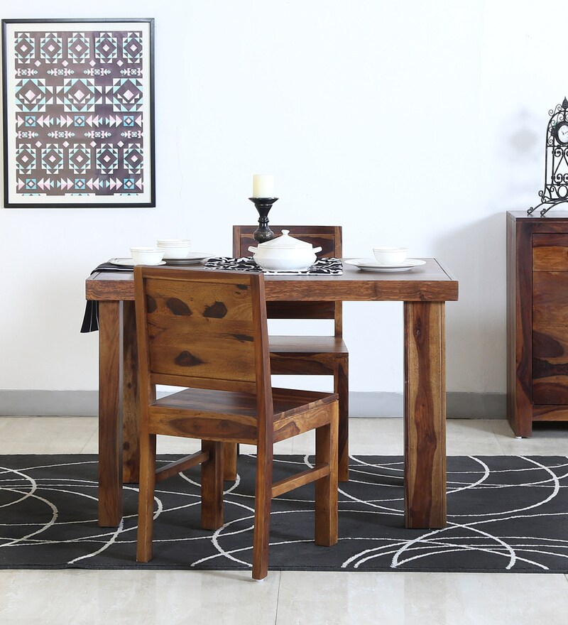 Buy Lawrence Two Seater Dining Set in Espresso Walnut Finish by