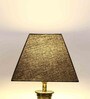 Twilight Black Cotton Square Lampshade
