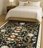 Twilight Floral Printed Polyester 3 X 5 Feet Machine Made Carpet