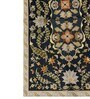 Twilight Floral Printed Polyester 3 X 5 Feet Machine Made Carpet