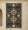Twilight Floral Printed Polyester 3 X 5 Feet Machine Made Carpet