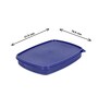Varmora Twilight | Airtight Plastic Tiffin Box | Food-Grade Plastic & BPA Free | Microwave Safe- 650 ml- Violet