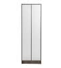 Twill 2 Door Wardrobe in Napa Oak Finish