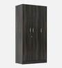Twill Engineered 3 Door Wardrobe In Wenge Finish Colour