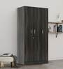 Twill Engineered 3 Door Wardrobe In Wenge Finish Colour