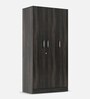 Twill Engineered 3 Door Wardrobe In Wenge Finish Colour