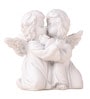 Twin Angel- Small White Resin Figurine