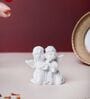 Twin Angel- Small White Resin Figurine