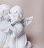Twin Angel- Small White Resin Figurine