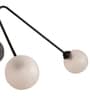 Twin Ball Swivel White Wall Sconce