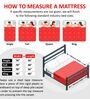Twin Dlx Dual Comfort SRTX Tech. HR Foam 4 Inches King Size Mattress in White Colour