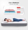 Twin Dlx Dual Comfort SRTX Tech. HR Foam 8 Inches King Size Mattress in White Colour