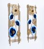 Twin Gold & Blue Iron Wall Art