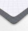 Twin Plus 5-Zone I-shape Tech. Memory Foam 4 Inches King Size Mattress in White Colour