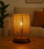 Twisted Raffia Loom Lamp