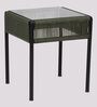 Twister Fabric Table and Chair Set in Green & Black Finish with 2 Chairs